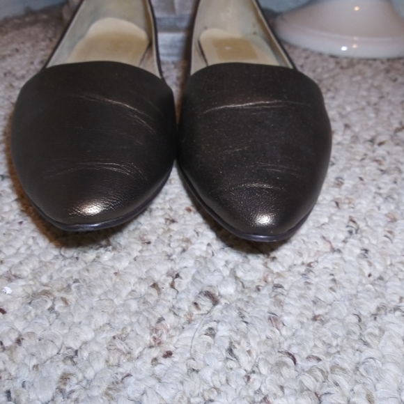 J. Jill Gold Metallic Pointed Toe Flats - Picture 4 of 9